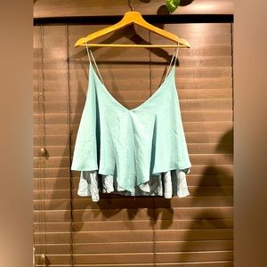 Urban outfitters flowy teal top